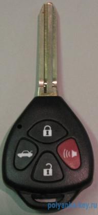 TOYOTA TOYO15P_x_TOY43   корпус ключа 4 кнопки
