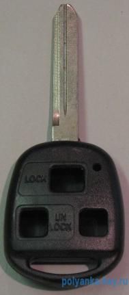 TOYOTA TOYO19P_x_TOY47 корпус ключа 3 кнопки
