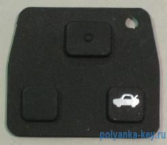 Кнопки-1 резиновые  3шт для корпуса кл. TOYO15P_x_TOY43