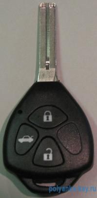 TOYOTA TOYO30P_x_TOY48 корпус ключа 3+1 кнопки