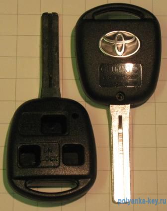 TOYOTA TOYO30P_x_TOY48 корпус ключа 3 кнопки